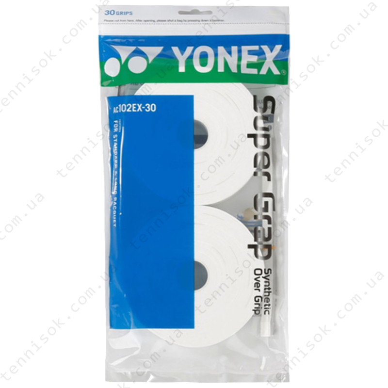 Обмотки Yonex AC102-30EX Super Grap 30pcs White