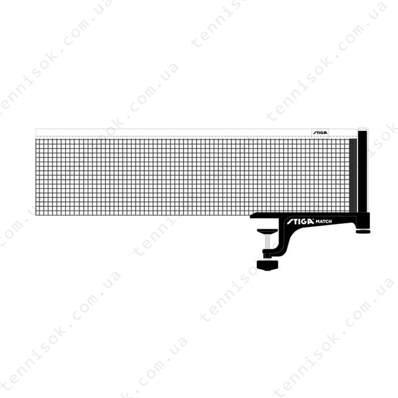 Сітка для настільного тенісу Stiga Match Table Tennis Net & Post