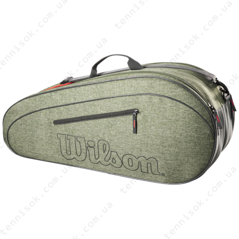 Тенісна сумка Wilson Team Heather Green 6PK WR8022701001