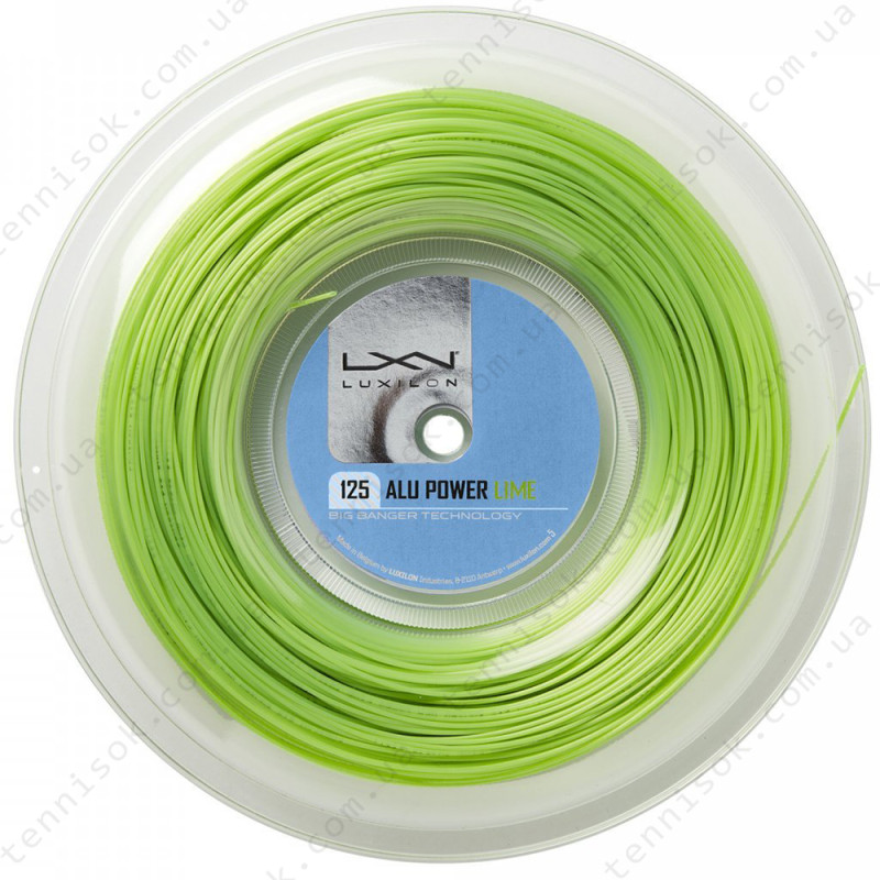 тенісна струна Luxilon Alu Power Reel Lime Green 200m WR8301201125