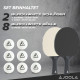 Ракетка для настільного тенісу Joola TT-SET Black+White