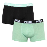  Трусы Puma Basic Trunk 2-pack Black/Light Green