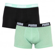  Трусы Puma Basic Trunk 2-pack Black/Light Green