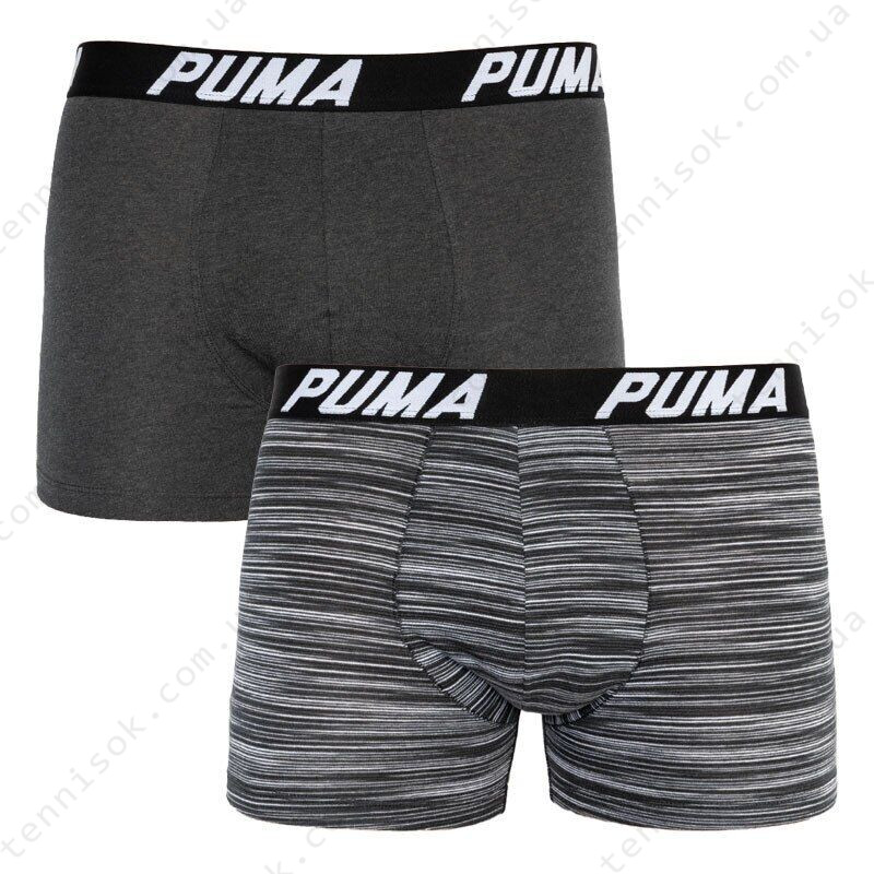  Труси Puma Bold Stripe Boxer 2-pack Gray