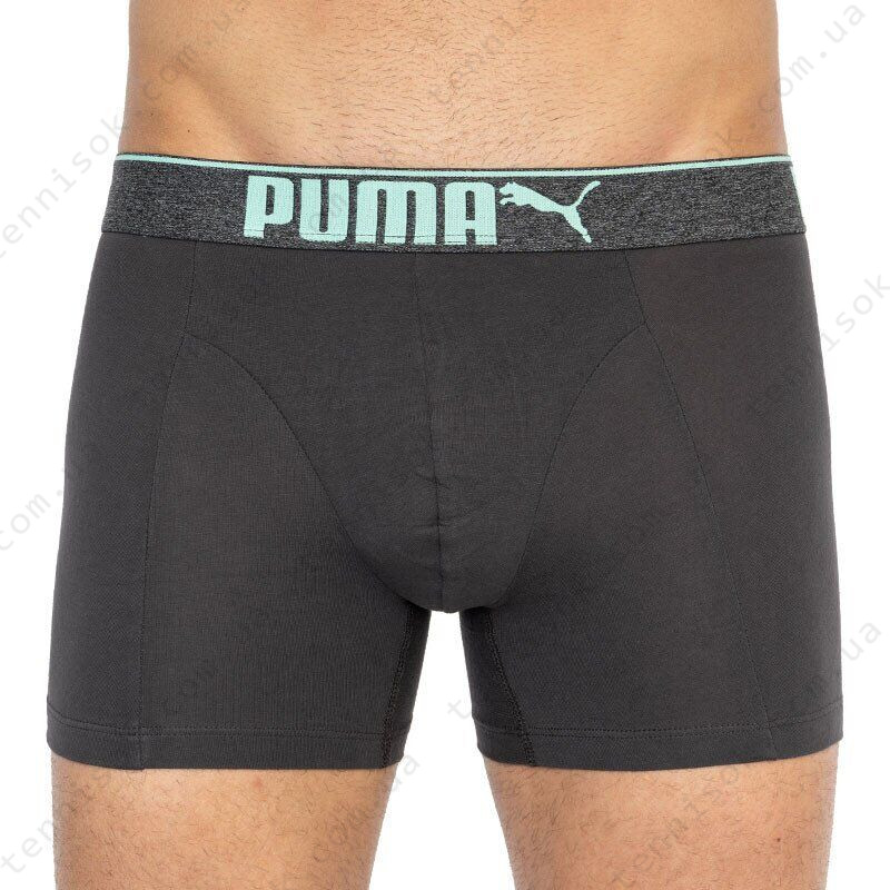  Трусы Puma Lifestyle Sueded Cotton Boxer 3-pack Blue/Gray