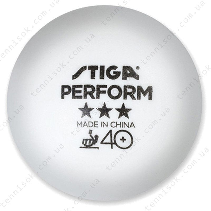 Кульки Stiga Perform 3-star ABS White 1pcs