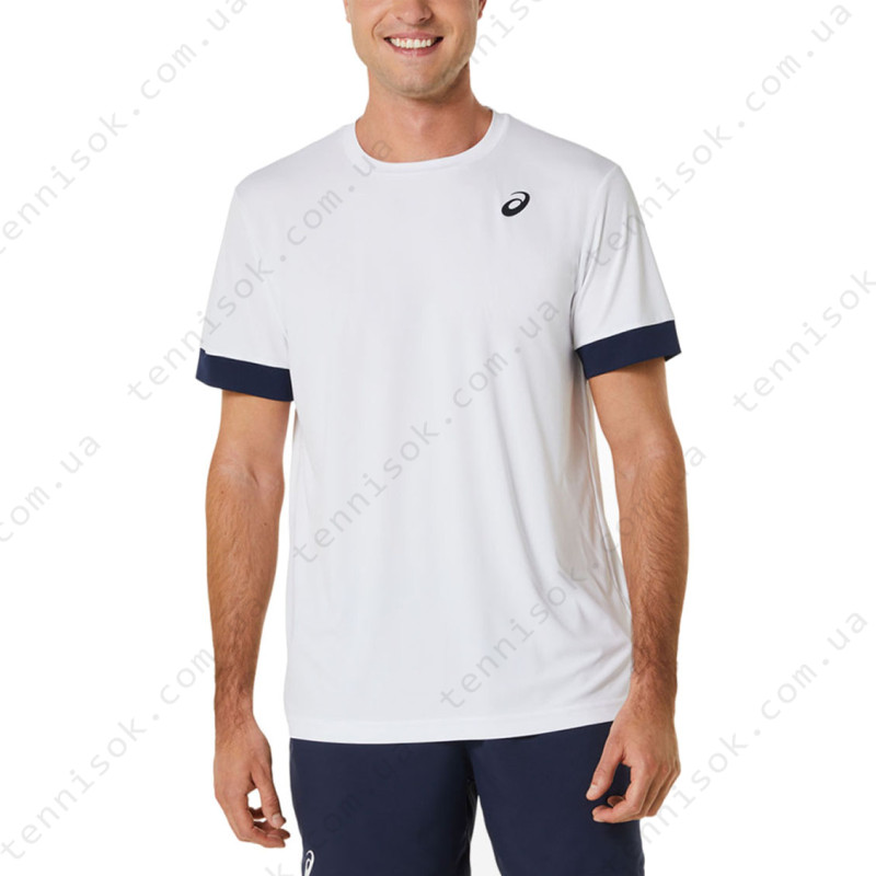  Asics Men Court Short Sleeve Top 2041A255-102