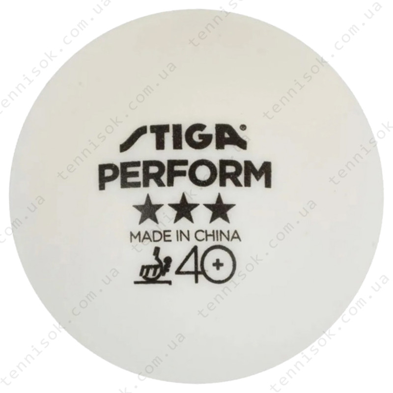 Кульки Stiga Perform 3-star ABS 3-pack White