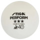 Кульки Stiga Perform 3-star ABS 3-pack White