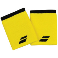 Напульсники Babolat Logo Jumbo Wristband Yellow/Black 5US18262