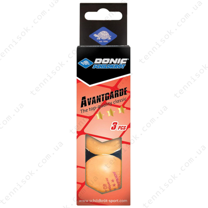 Кульки Donic Avantgarde 3* Orange 3pcs