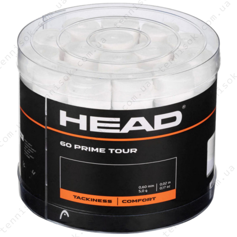 Обмотки Head Prime Tour Overgrip WH 1pcs