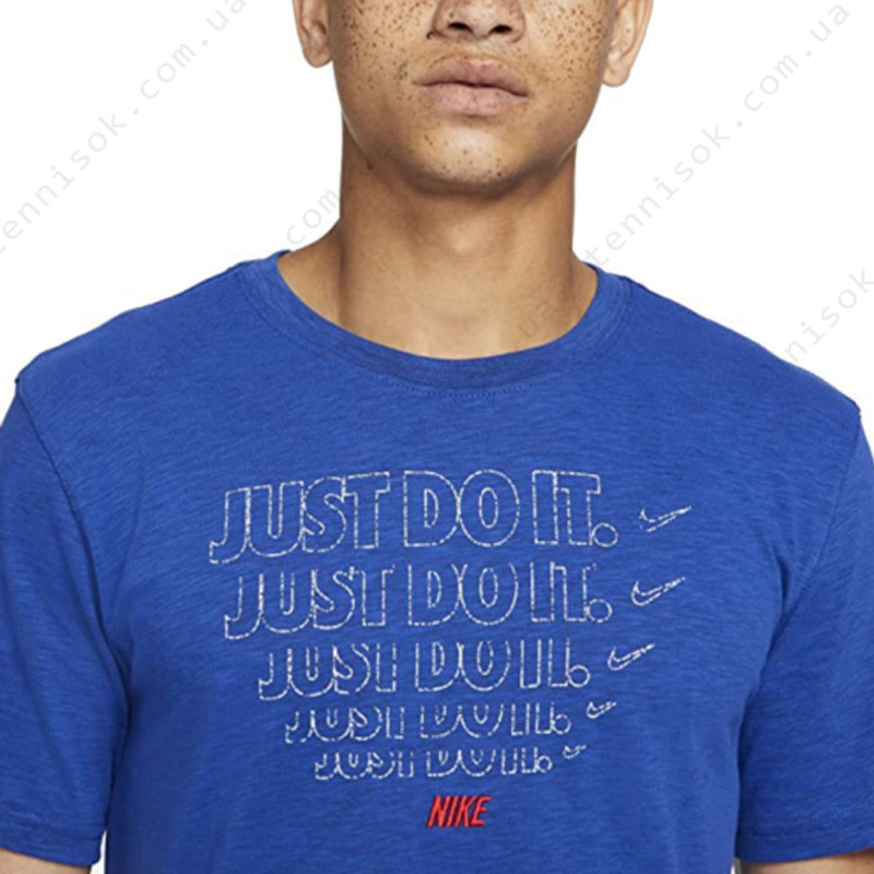  Футболка Nike Men's Summer Slub JDI Repeat Top DA1753-480