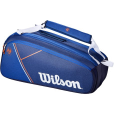 Теннисная сумка Wilson Super Tour Roland Garros 9 Racquets Bag WR8018201001