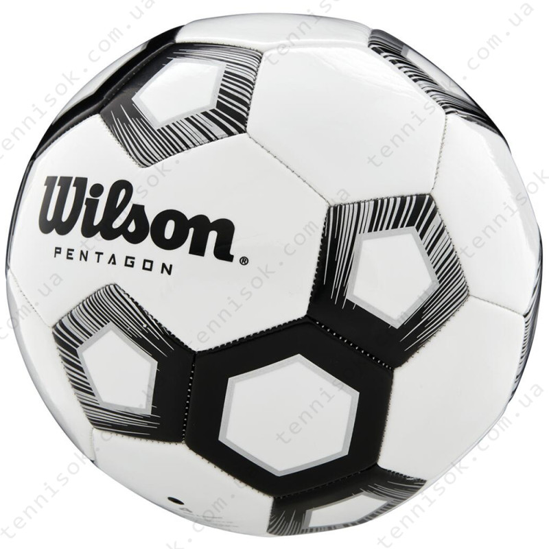 Мяч футбольный  Wilson Pentagon White/Black