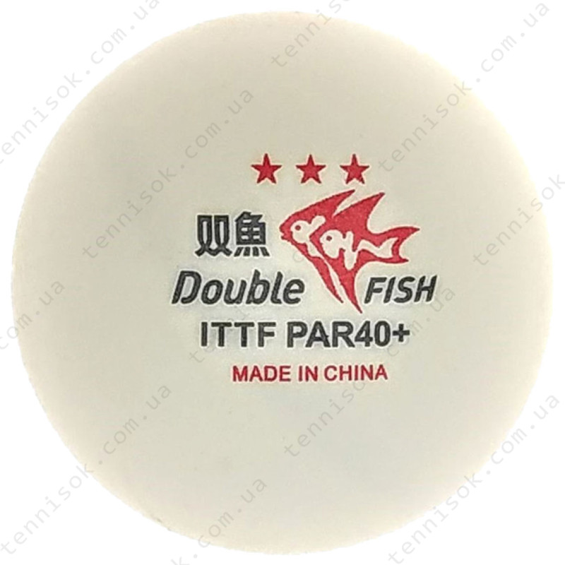 Шарики Double Fish PAR40+ 3*** ITTF 1pcs