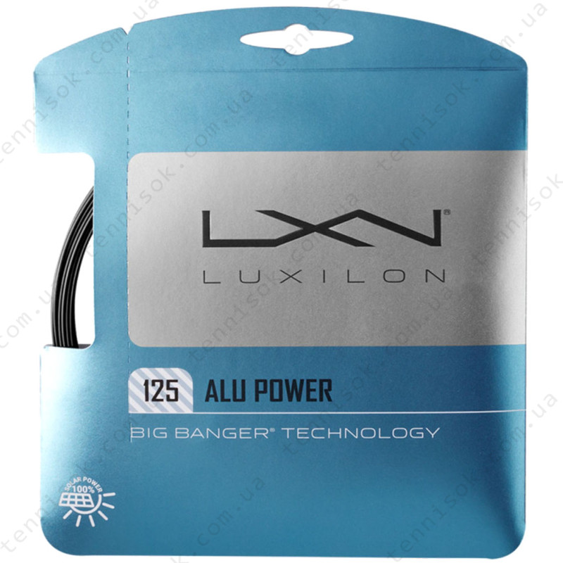 Тенісна струна Luxilon Alu Power Black 12,2m WR8306901125