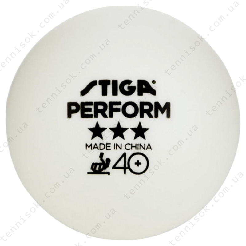 Кульки Stiga Perform 3-star ABS 100-pack White