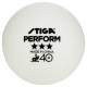 Кульки Stiga Perform 3-star ABS 100-pack White