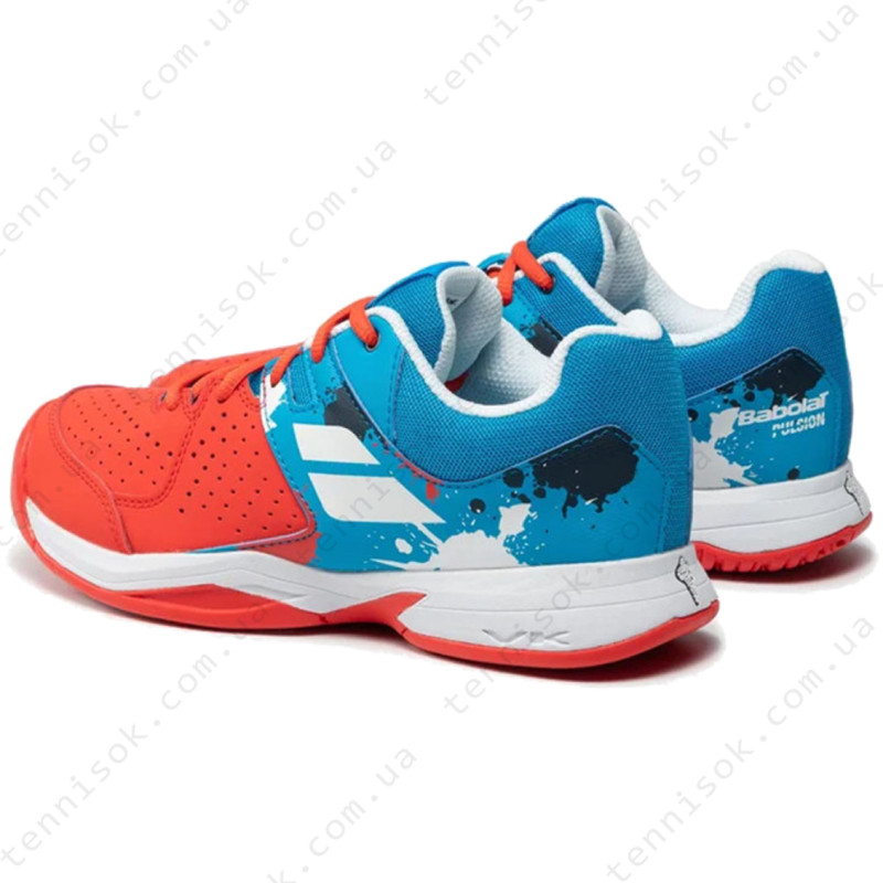 Тенісні кросівки Babolat Pulsion All Court Junior Tomato Red/Blue Aster 33S20482